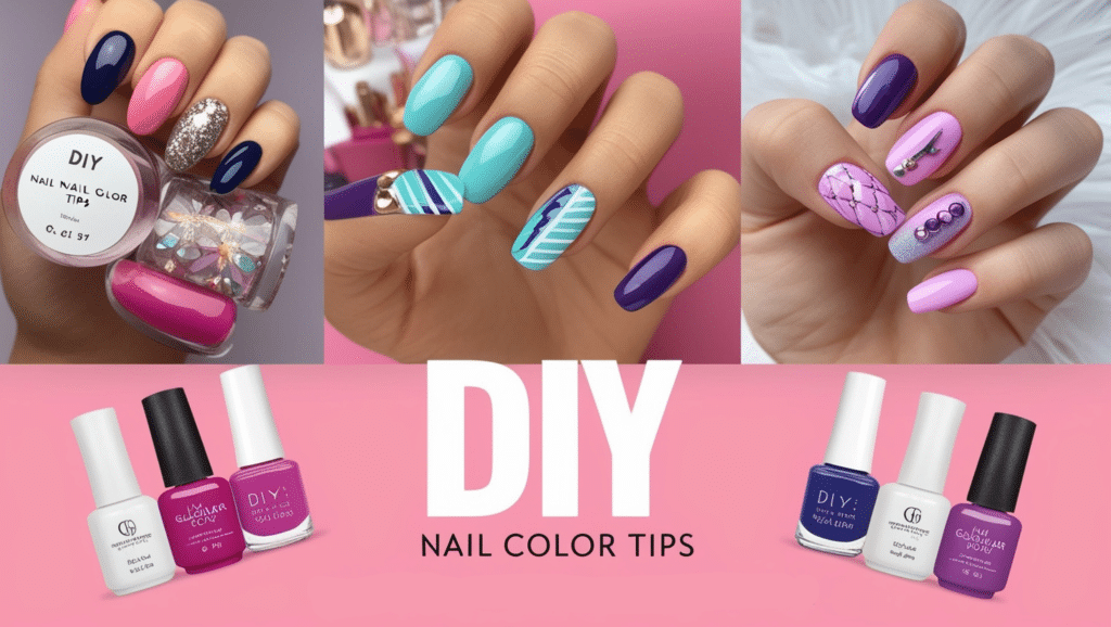 DIY Nail Color Tips