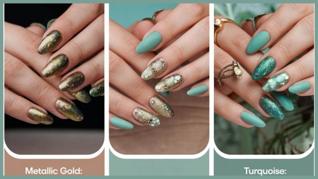 Metallic Gold
Turquoise