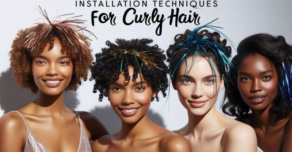 installation techniques for curly hair