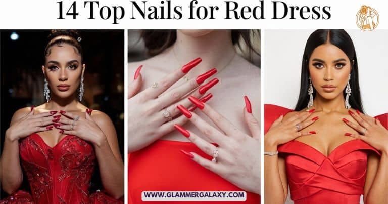 14 Top Nails for Red Dress