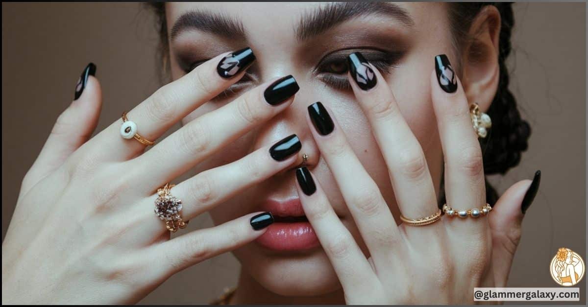 Black Nails With