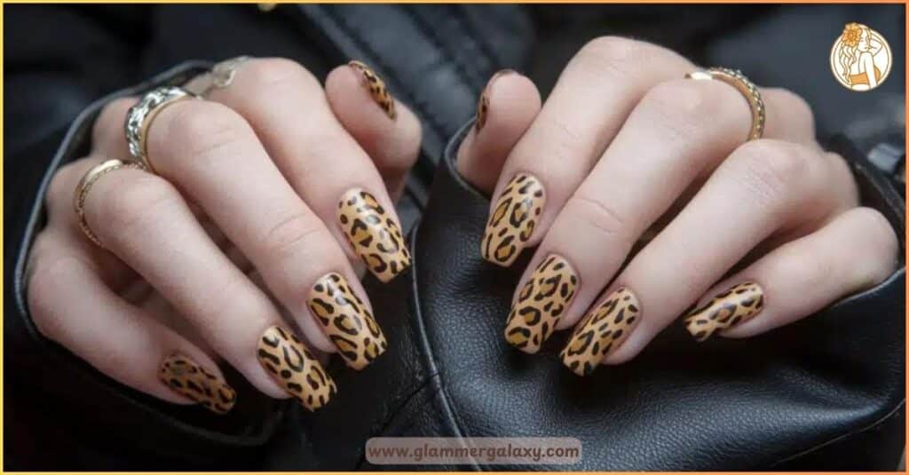 Cheetah Print Nails