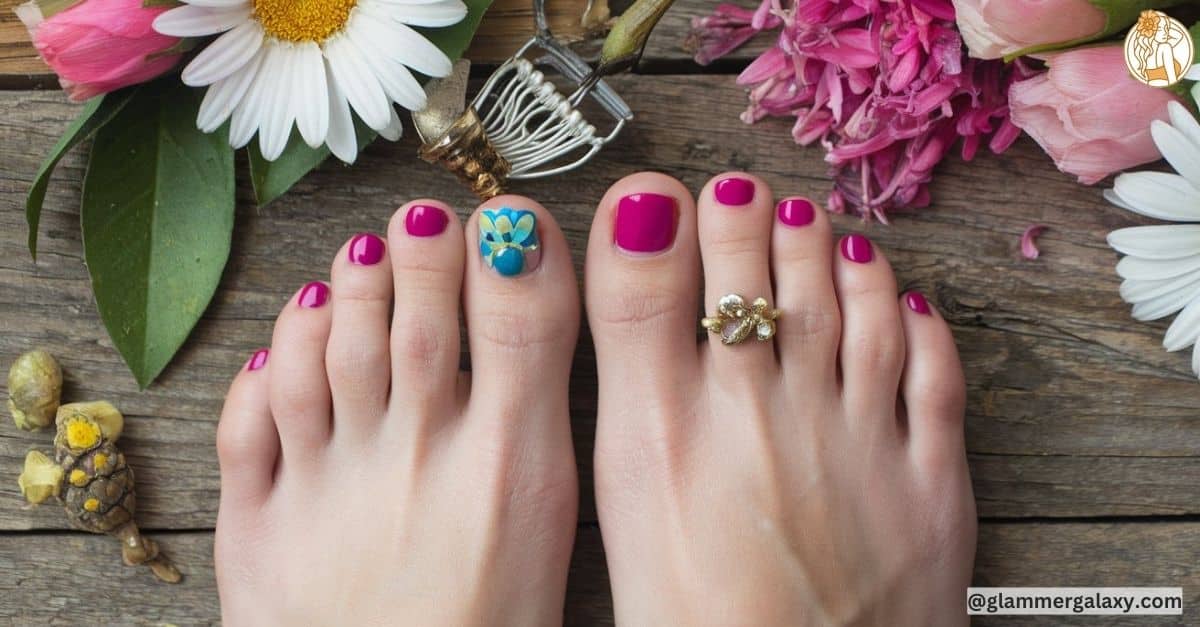 Radiant Toe Nail Art