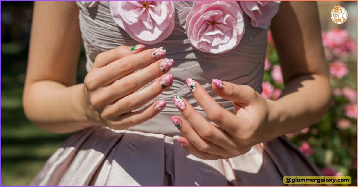 The Best Flower Nail Designs For Short Nails