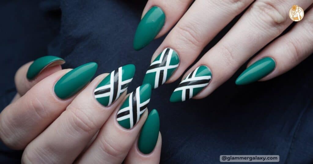 Green Fall Nails