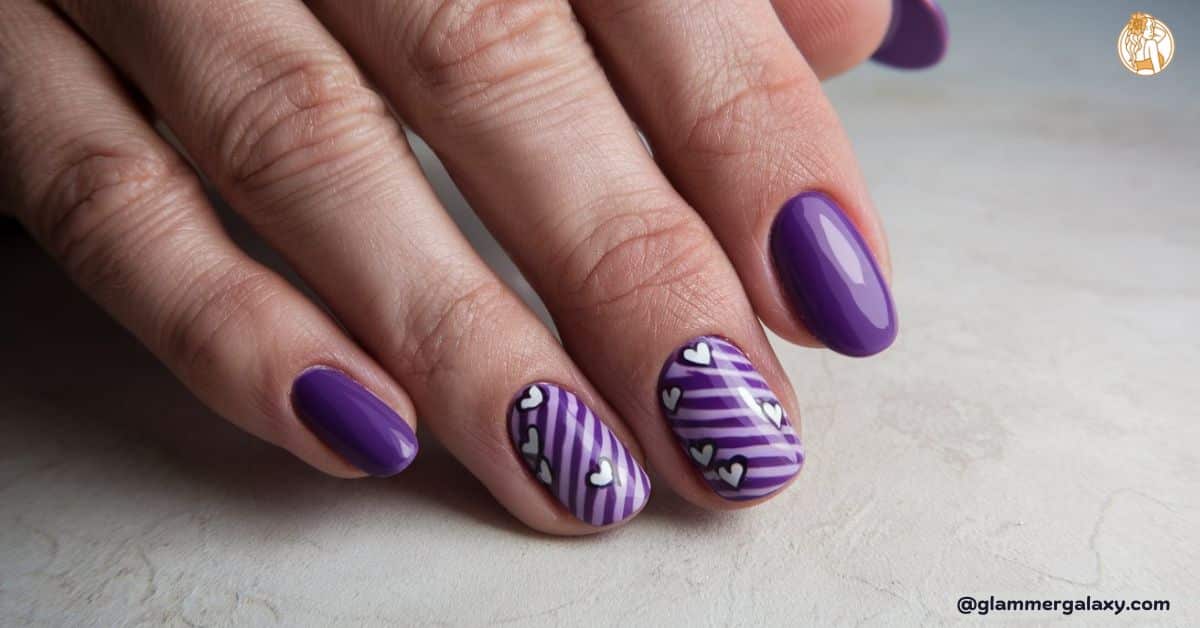 Purple Fall Nails