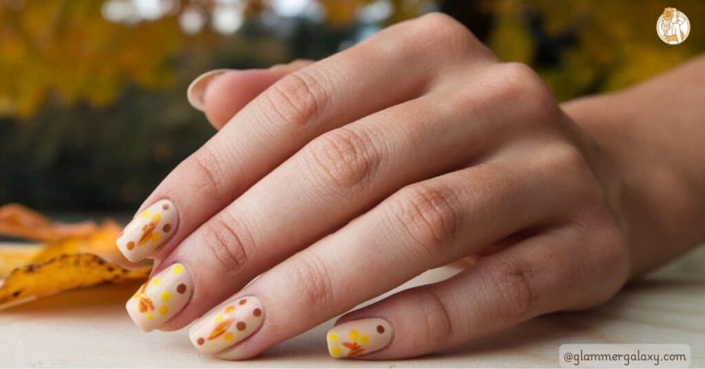 Simple Fall Nail Arts