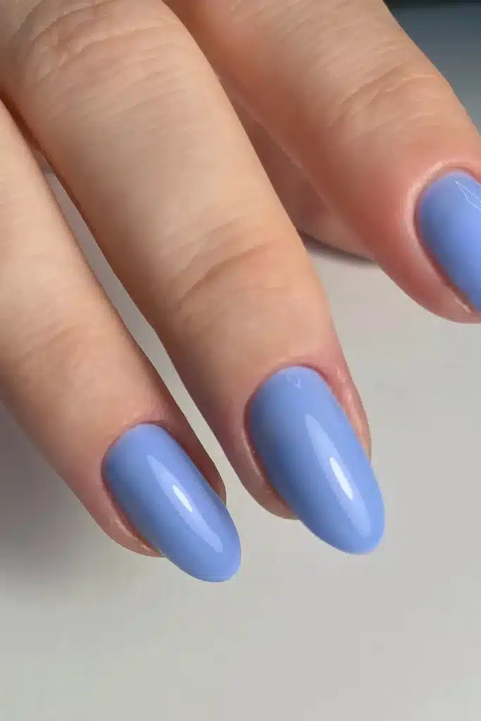 blue butterfly nails acrylic