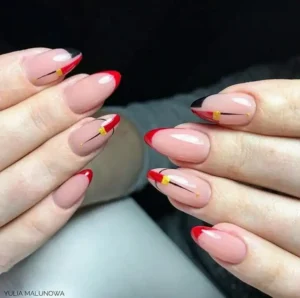 french tip nails