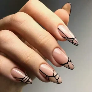 french tip nails