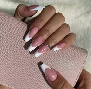 french tip nails