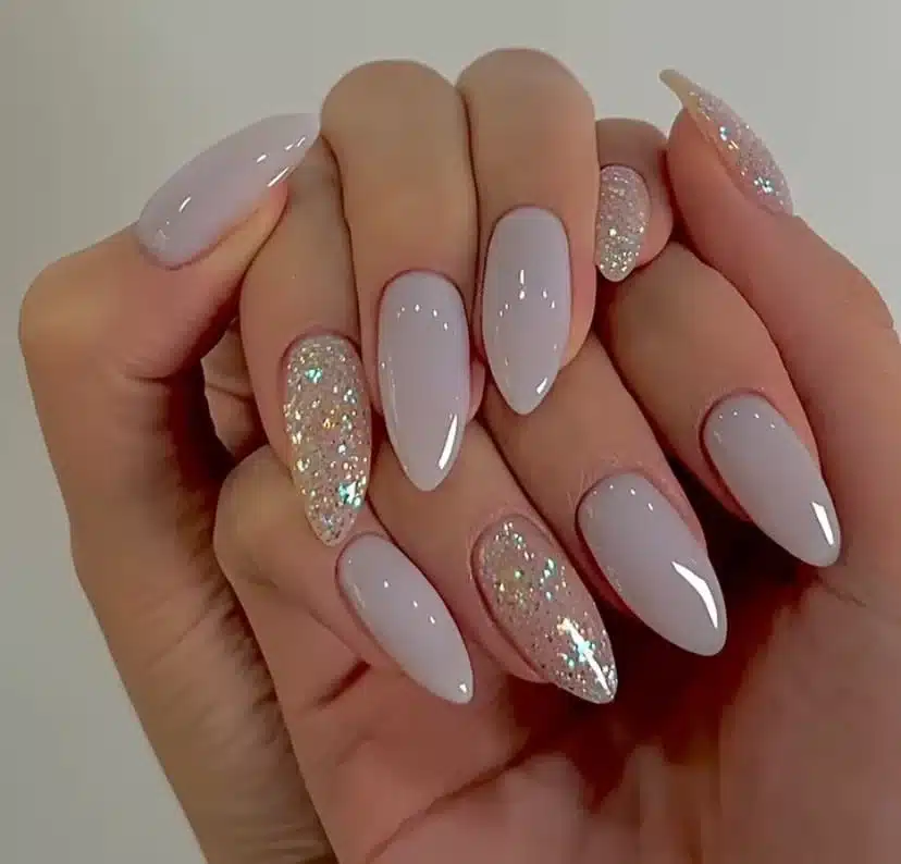 glitter nails