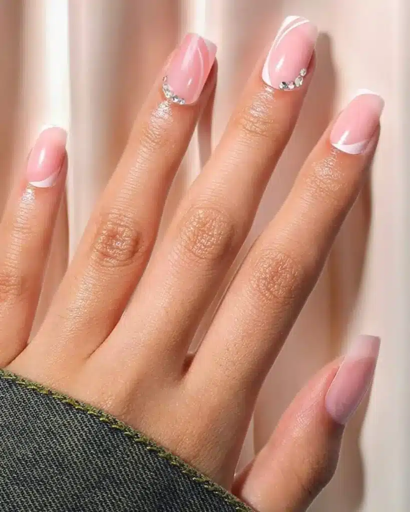 pink nails