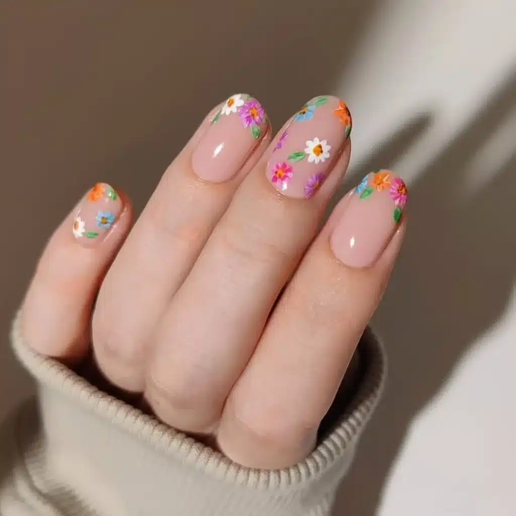 pink nails