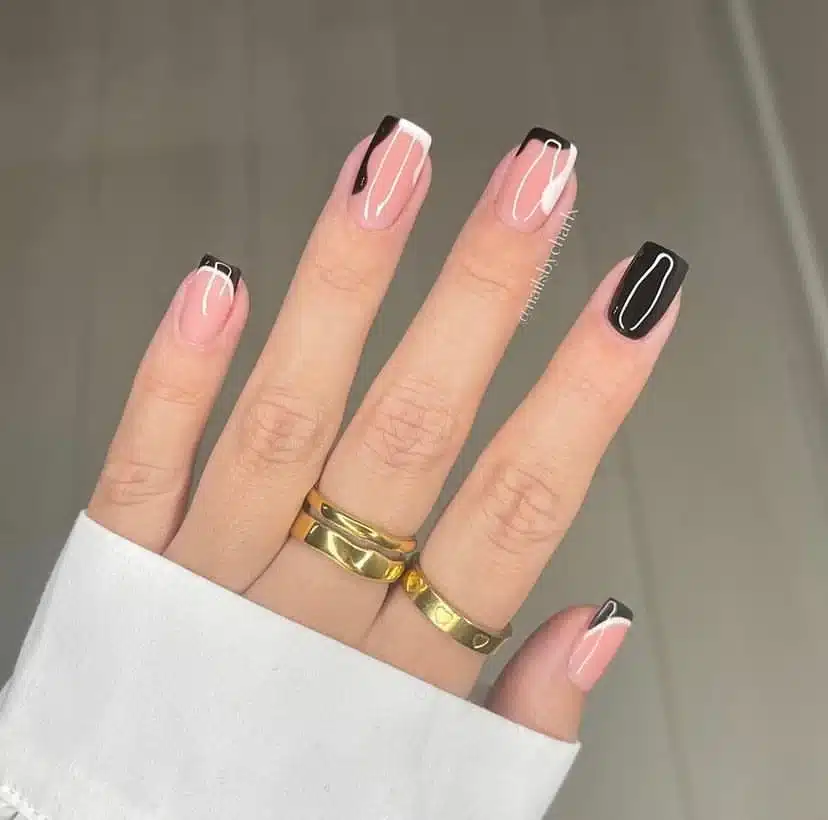 glitter nails