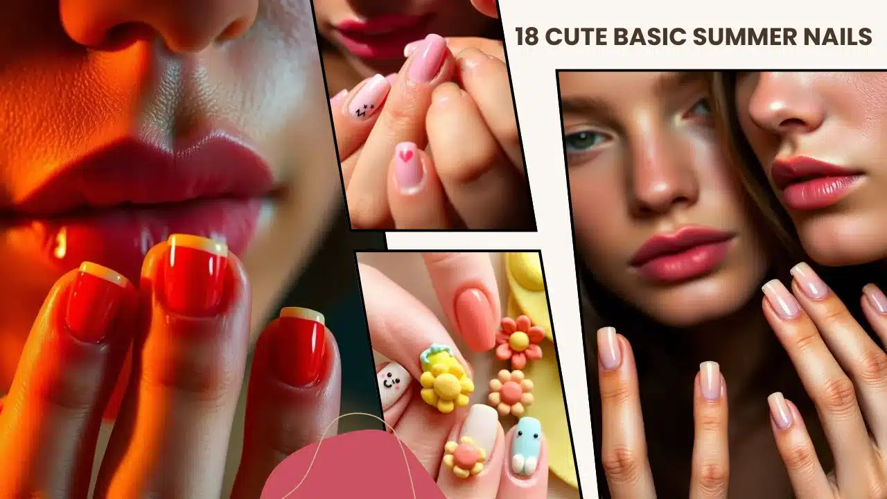 18 Cute Basic Summer Nails