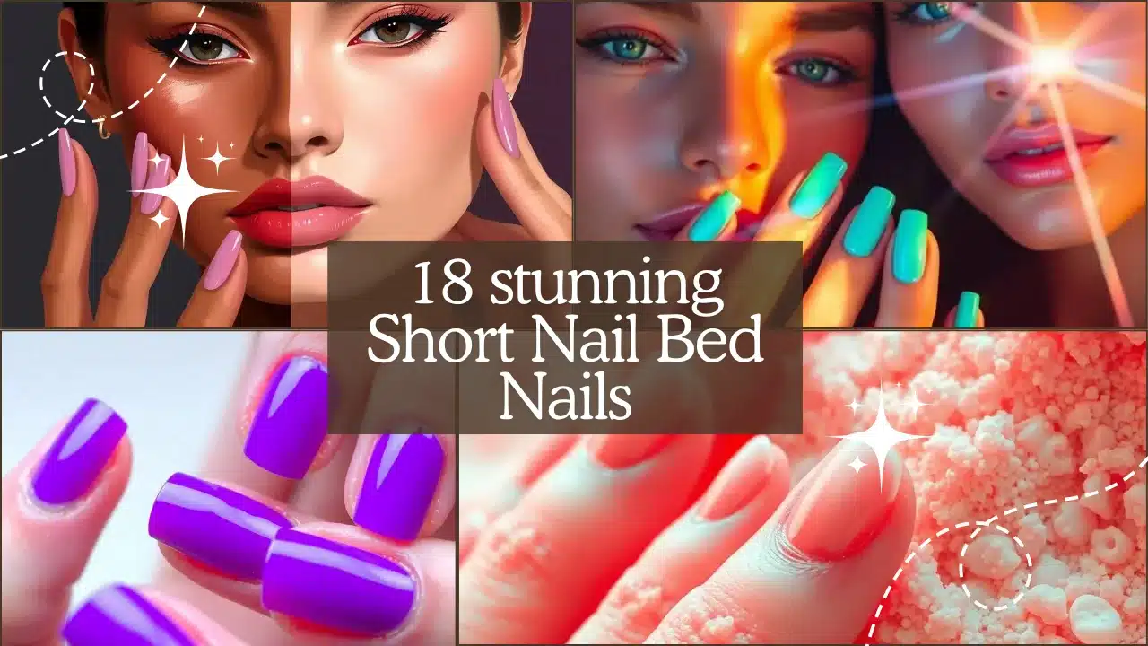 18 stunning Short Nail Bed Nails