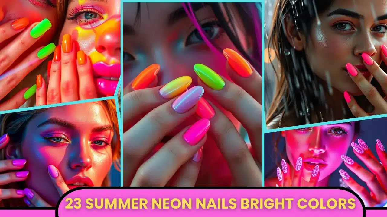 23 Summer Neon Nails Bright Colors
