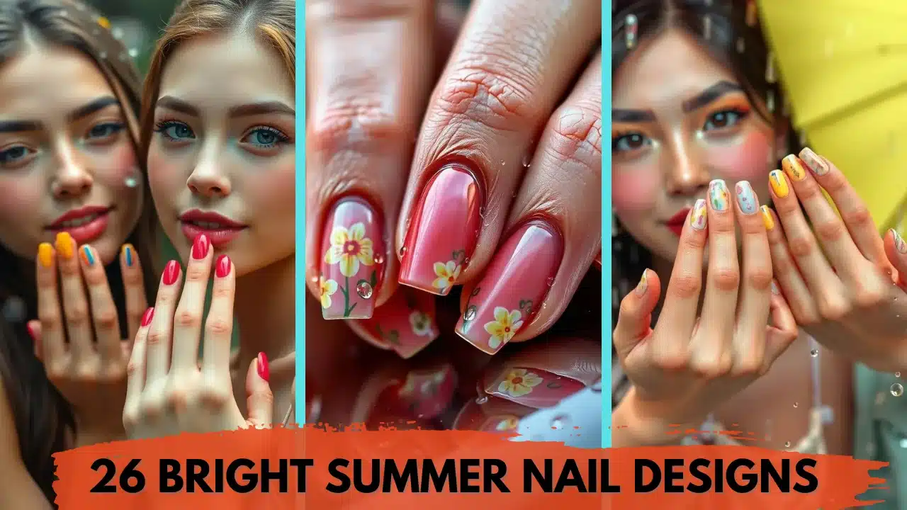 26 Bright Summer Nail Designs