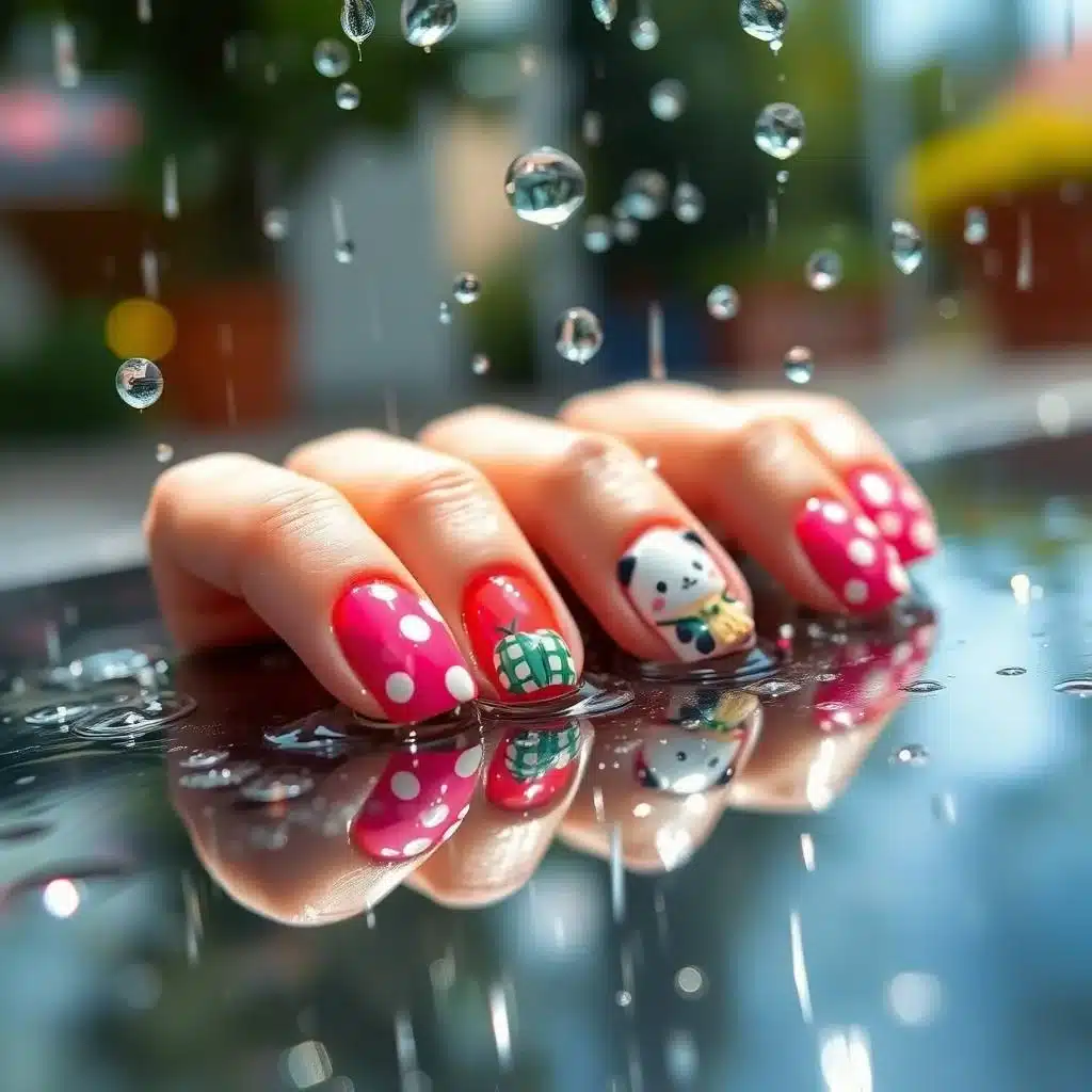 Citrus-inspired nails

