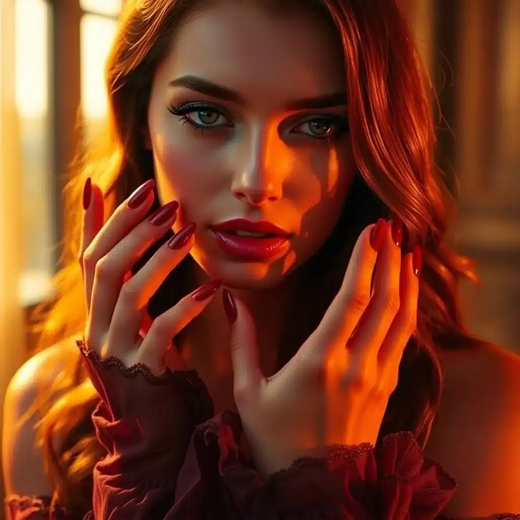 Cabernet nails