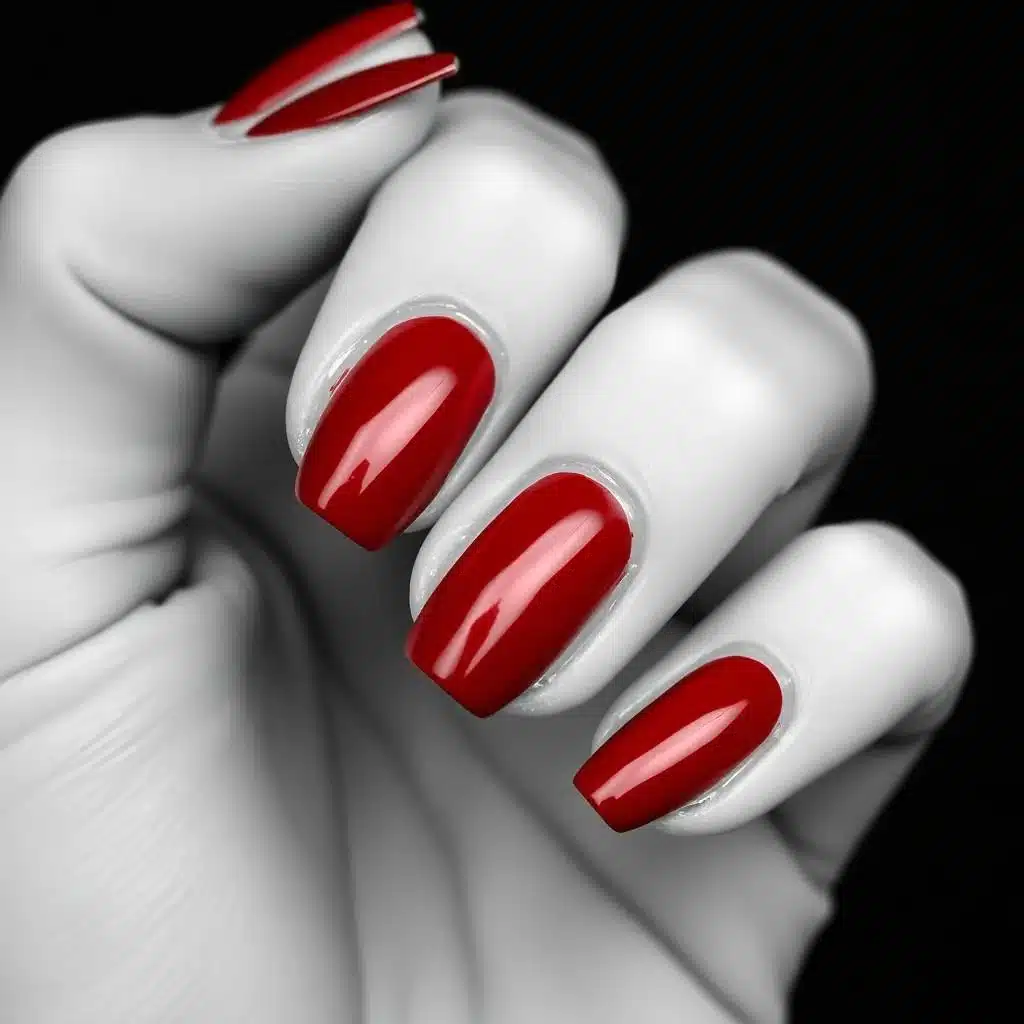 red nail designs