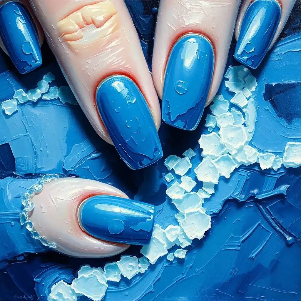 Navy Blue Nails