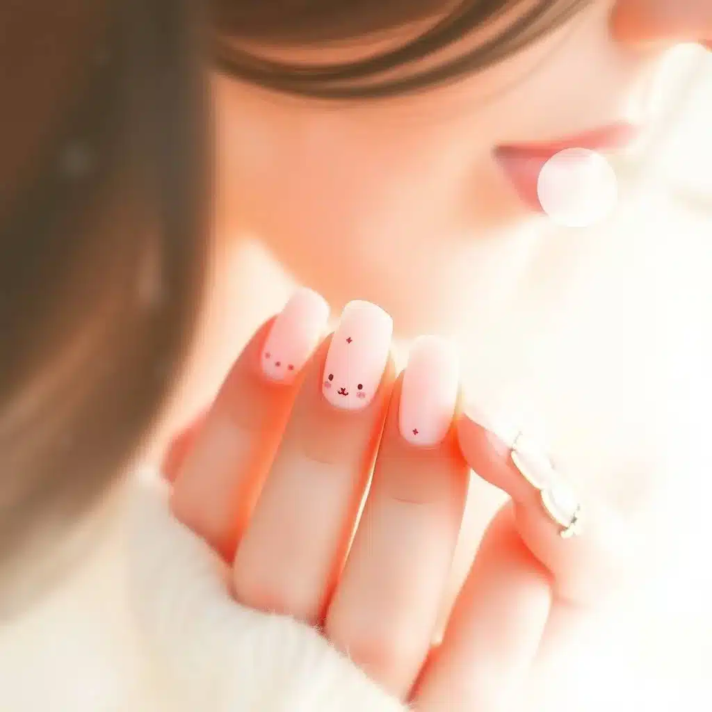 Milky nails