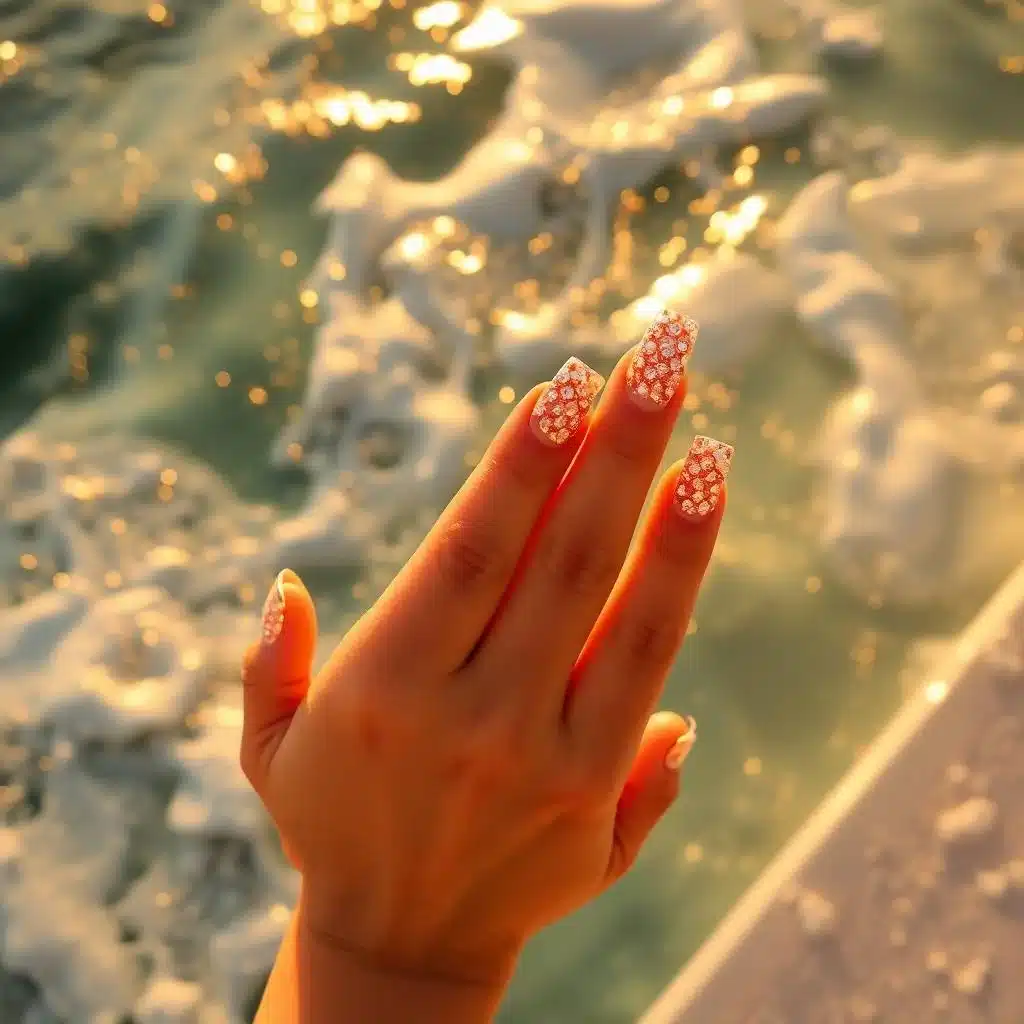 Foil wave nails