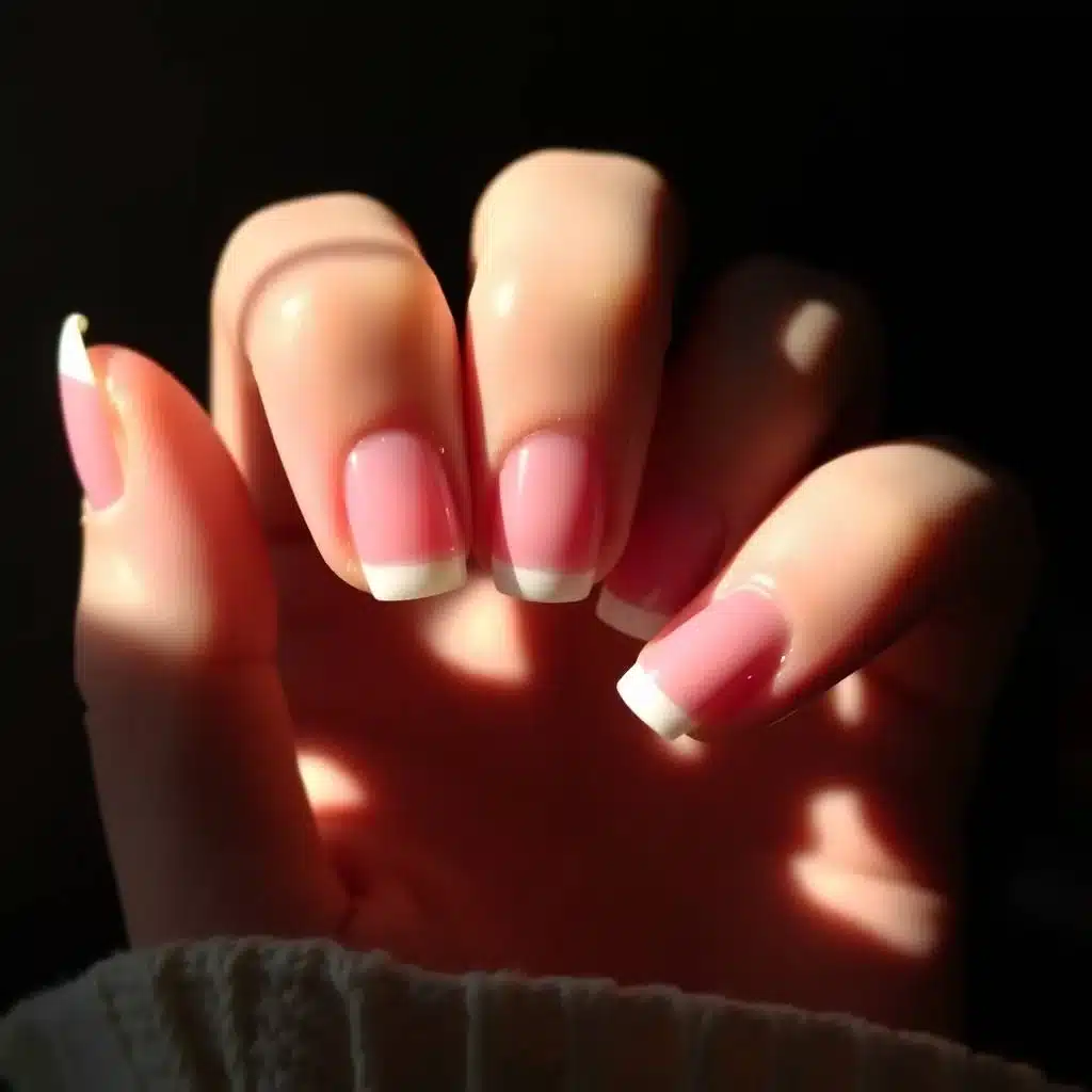 Summer French manicure