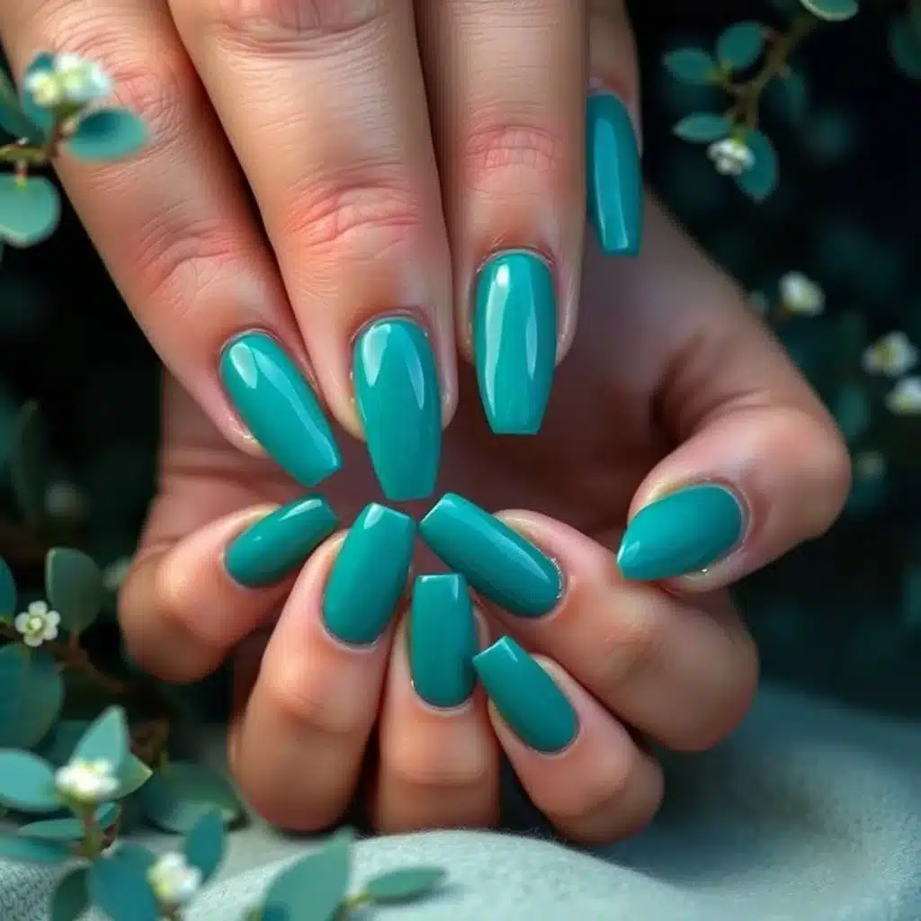 Beachy nail art