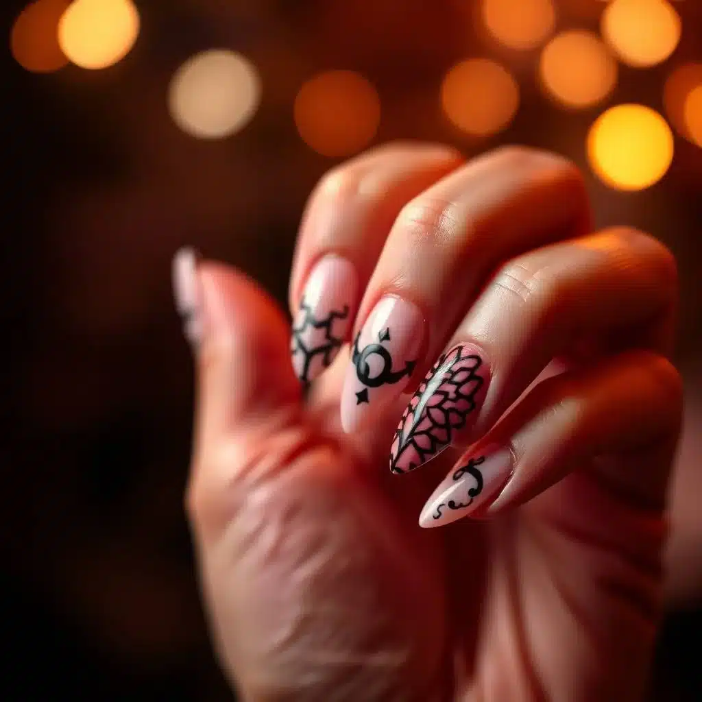 Glazed donut nails