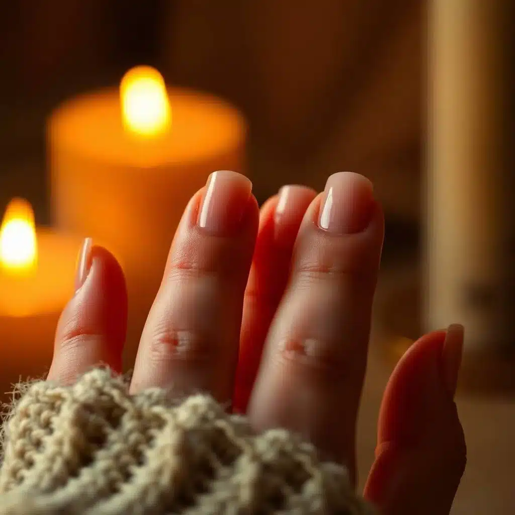 Minimalist nail art
