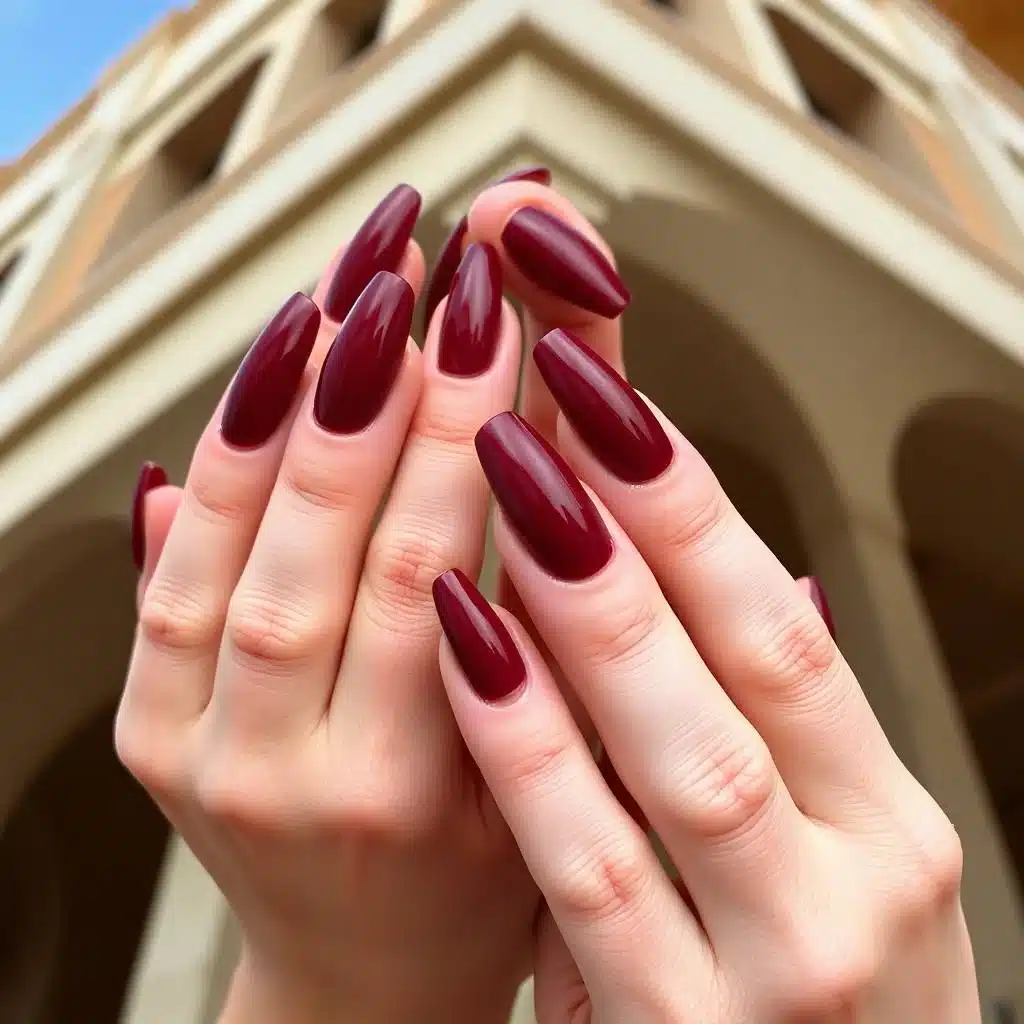 Cabernet nails