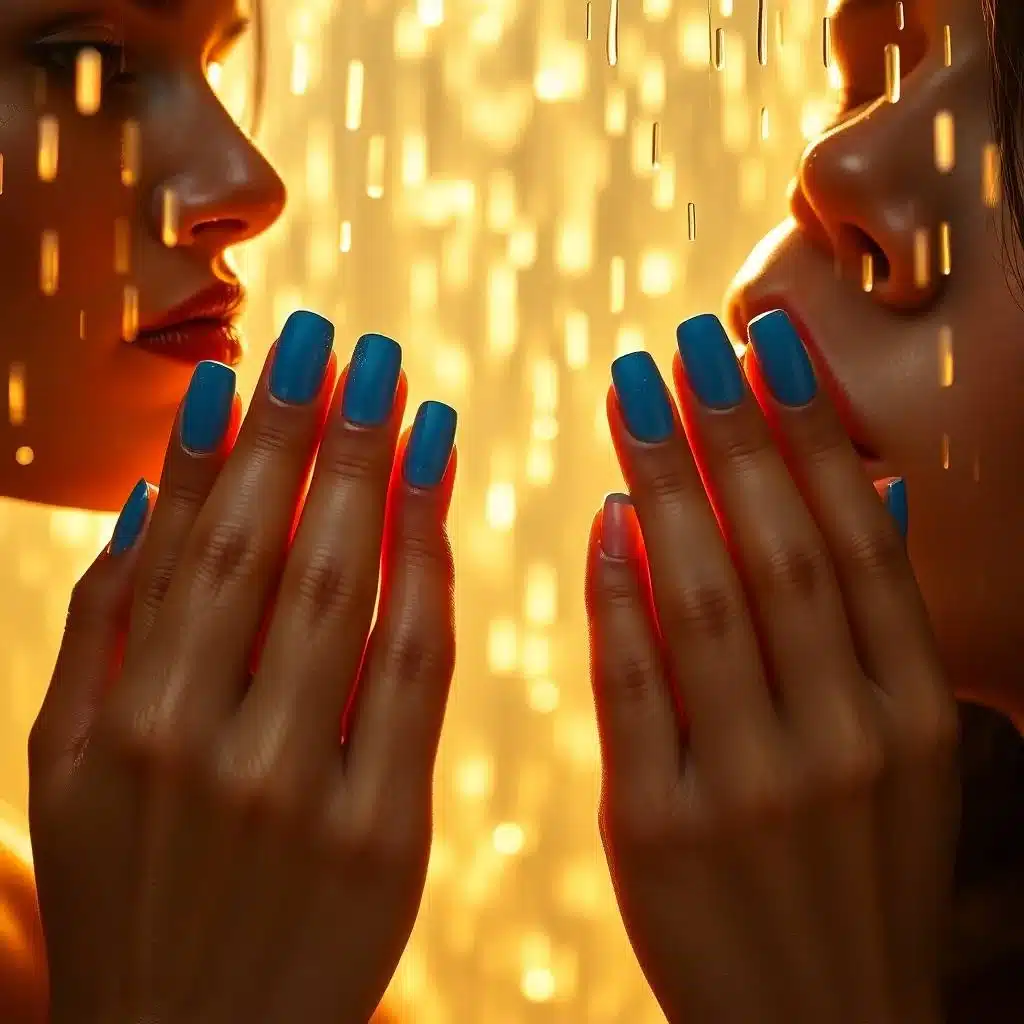 Turquoise nails