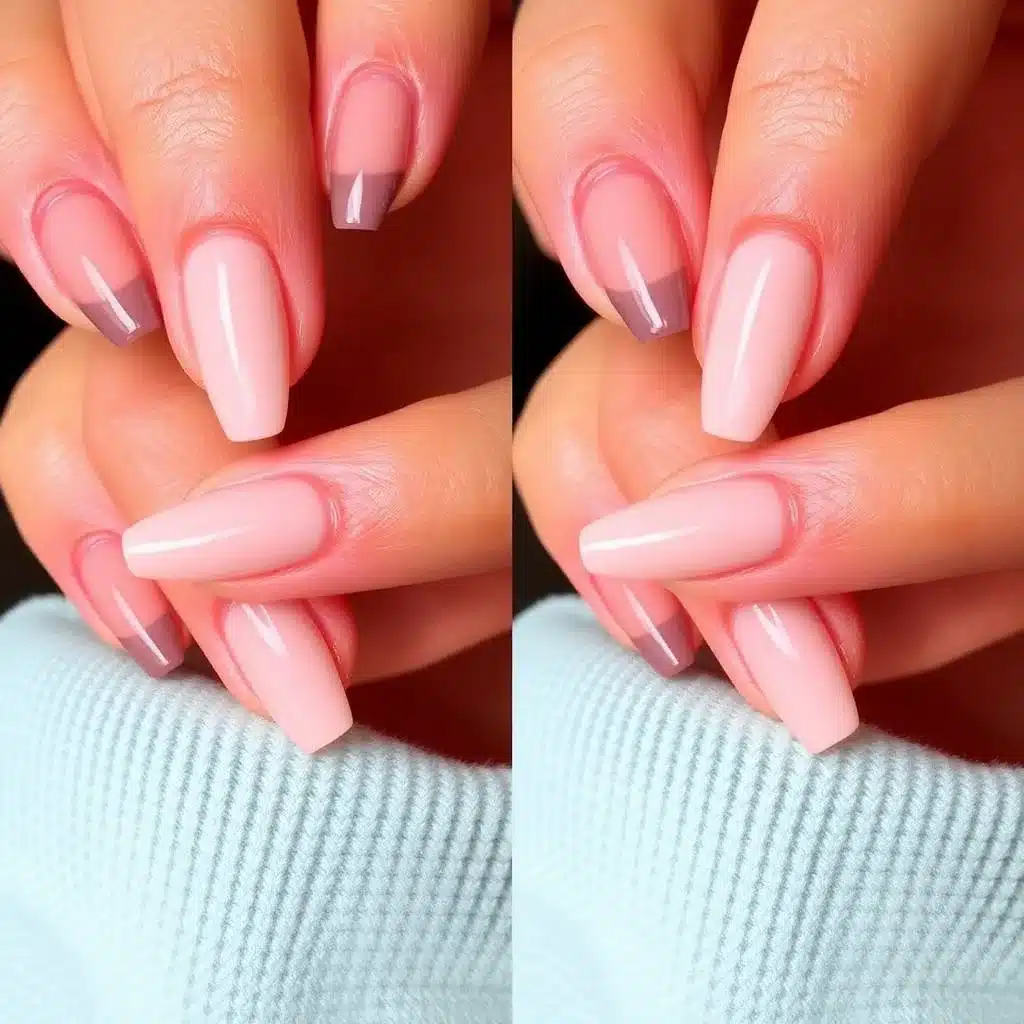 Short caviar nails