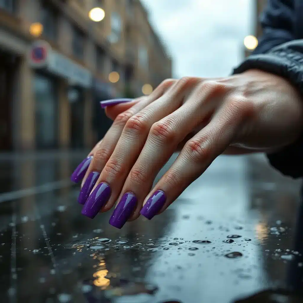 Gray nails men