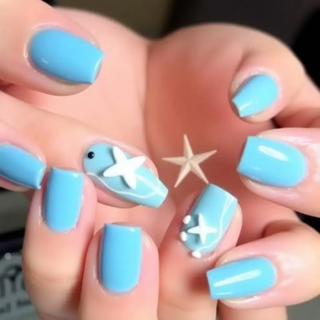Sand texture nails