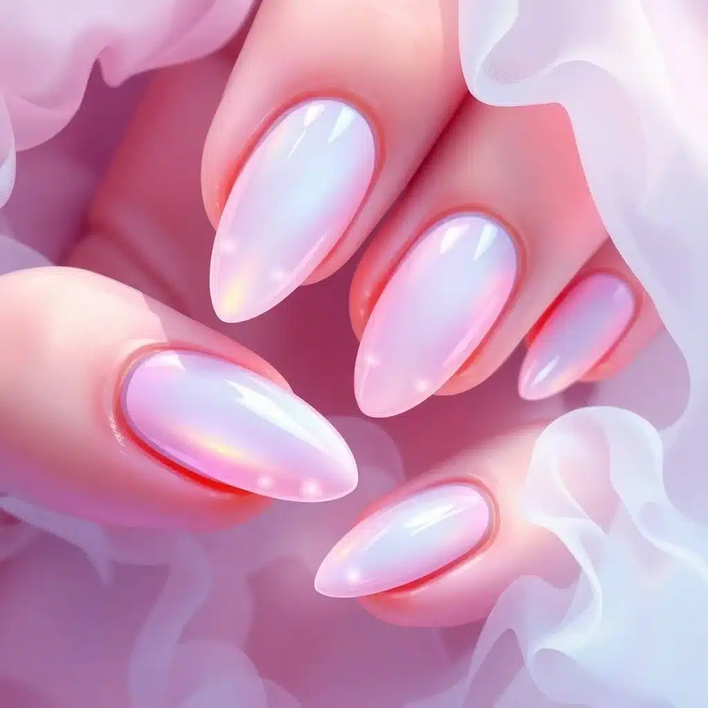 Turquoise summer nails

