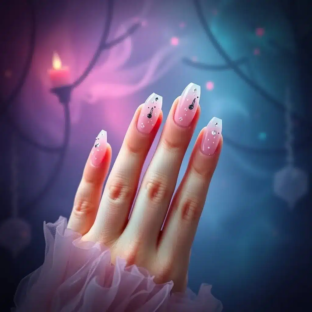 French tips for short nail beds