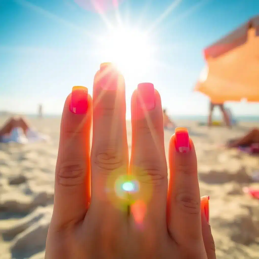 Beach Nails Vacation art