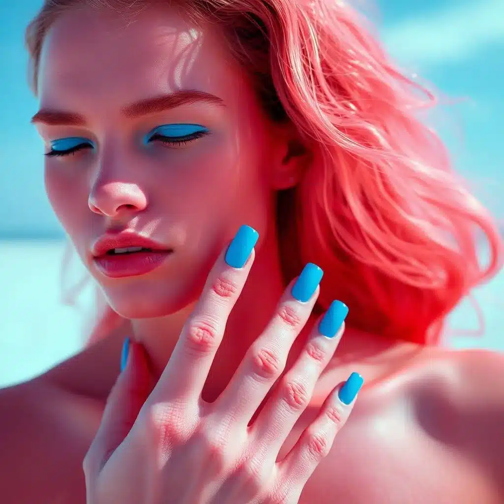 Starfish accent nails