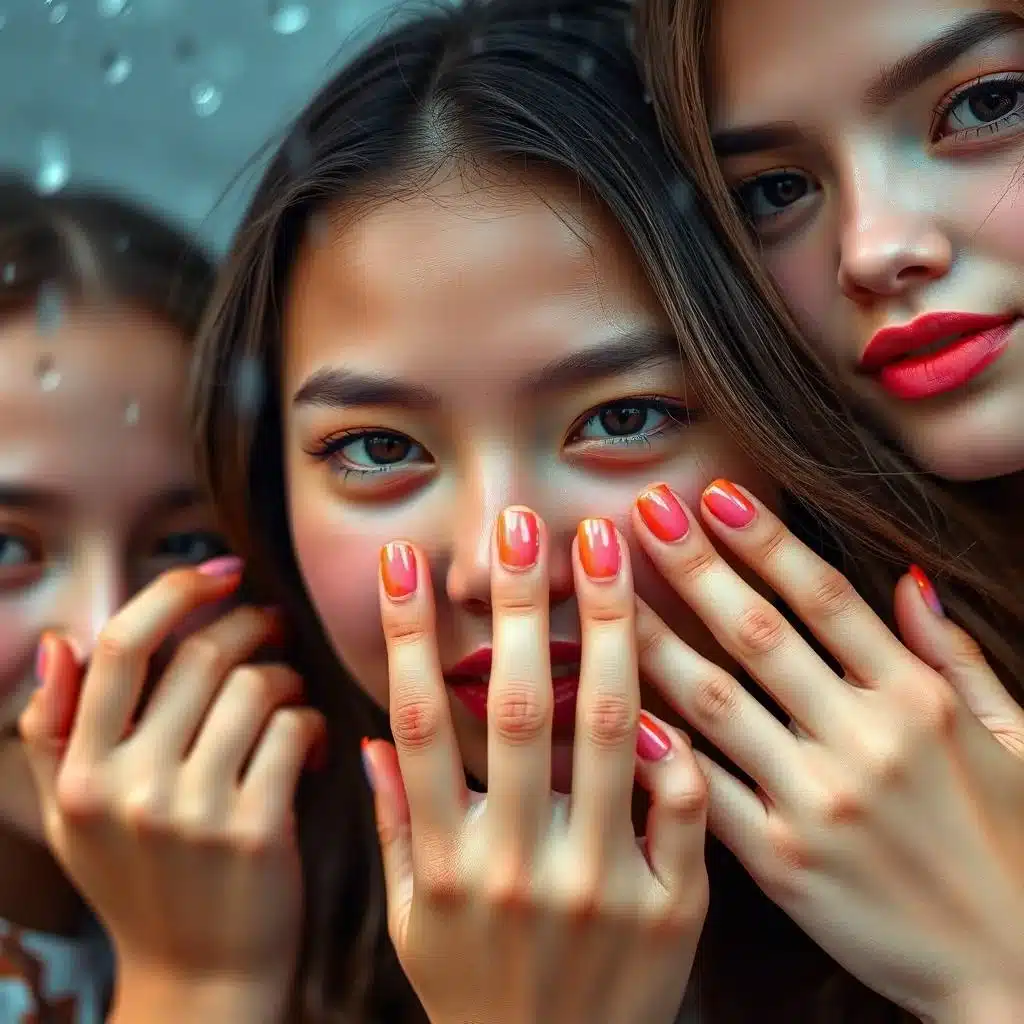 Summer ombré nails


