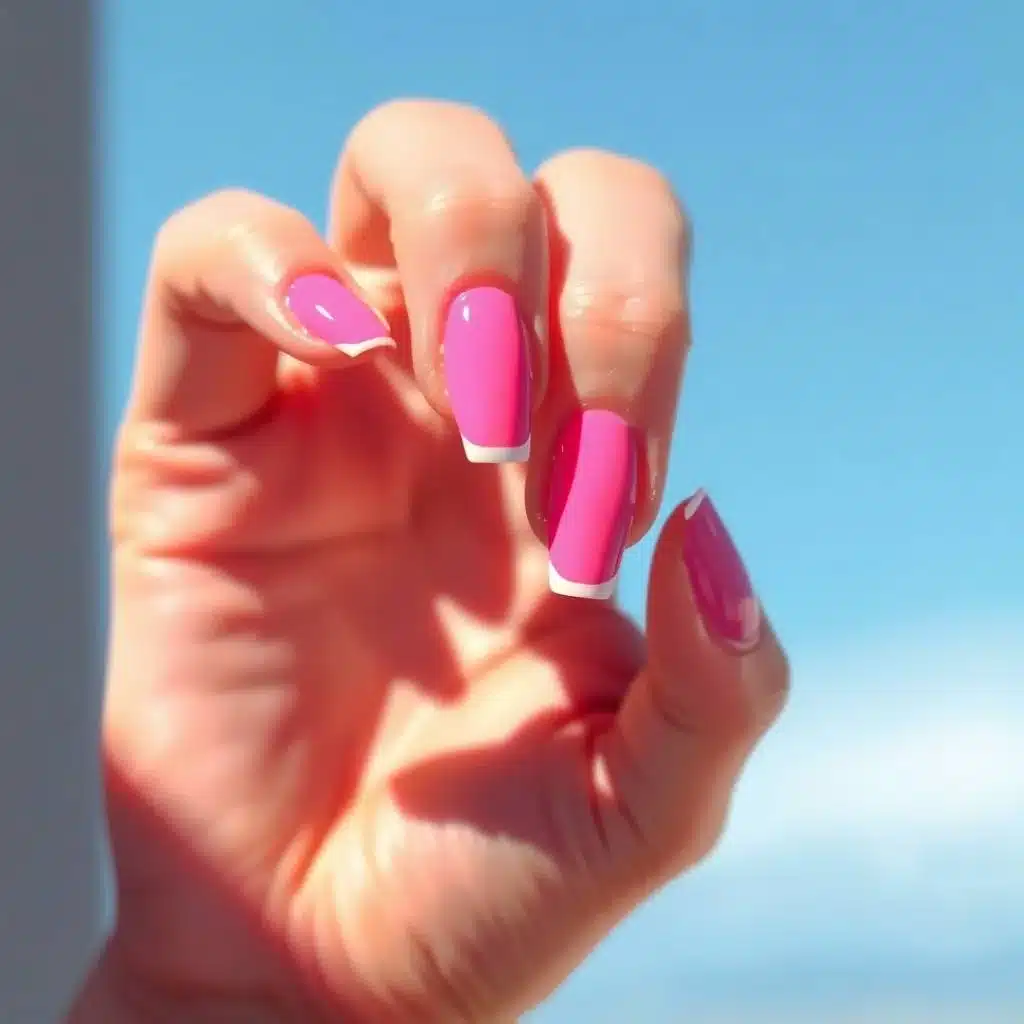 Neon summer nails

