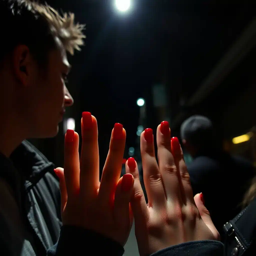 red nails