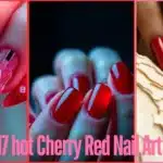Cherry Red Nail Art