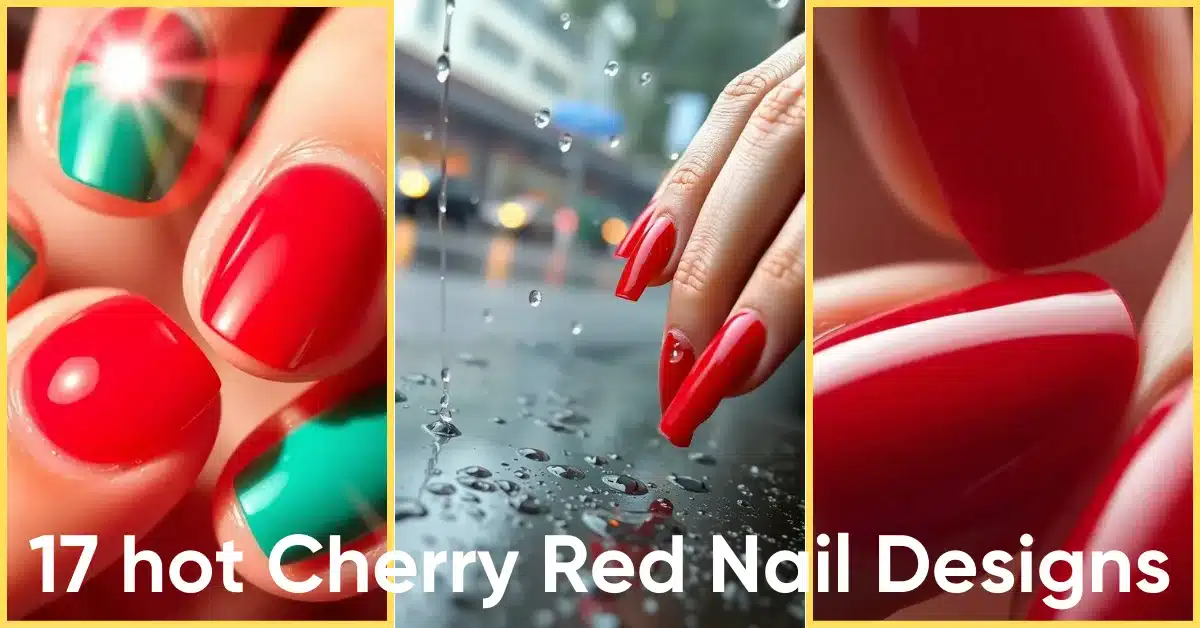 Cherry Red Nail Designs
