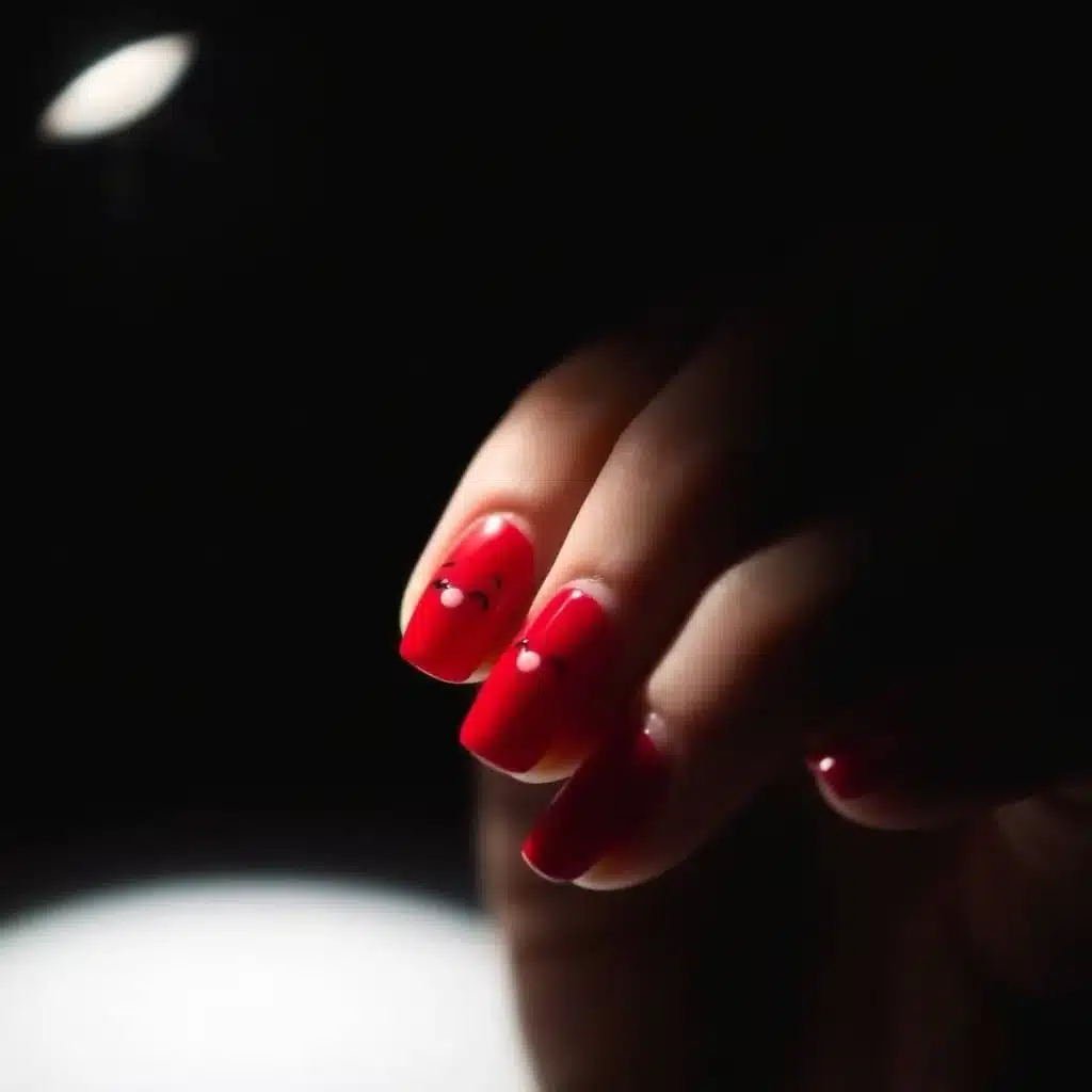 cherry nails 