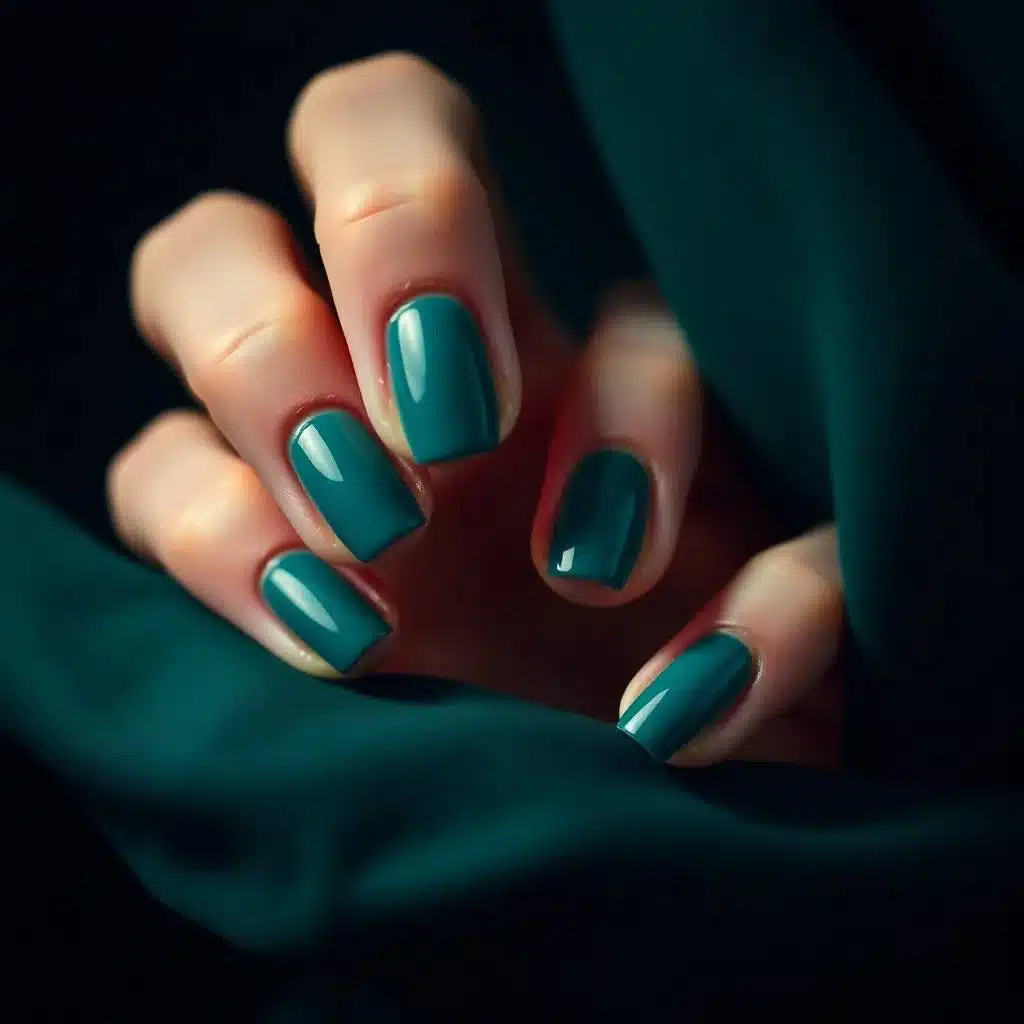 Minimalist nail art