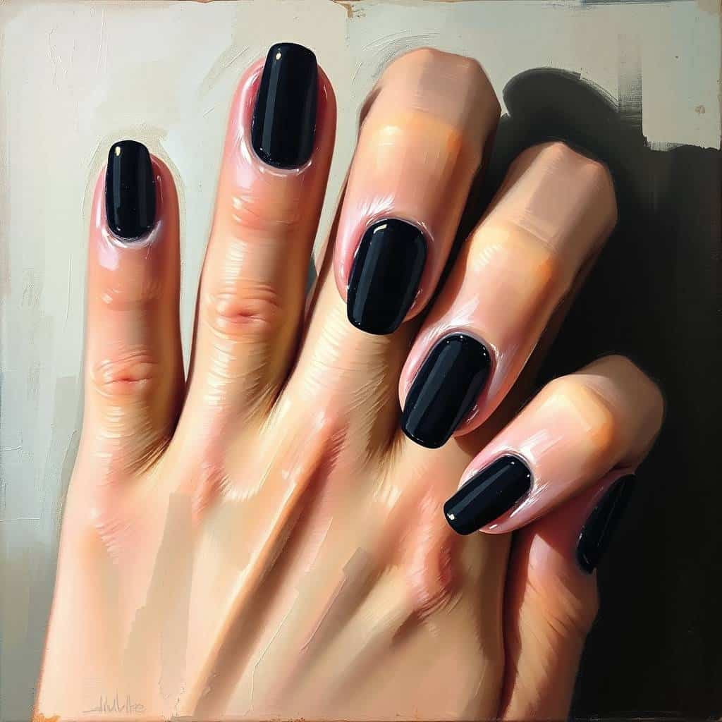 Cut-Out Goth Nails
